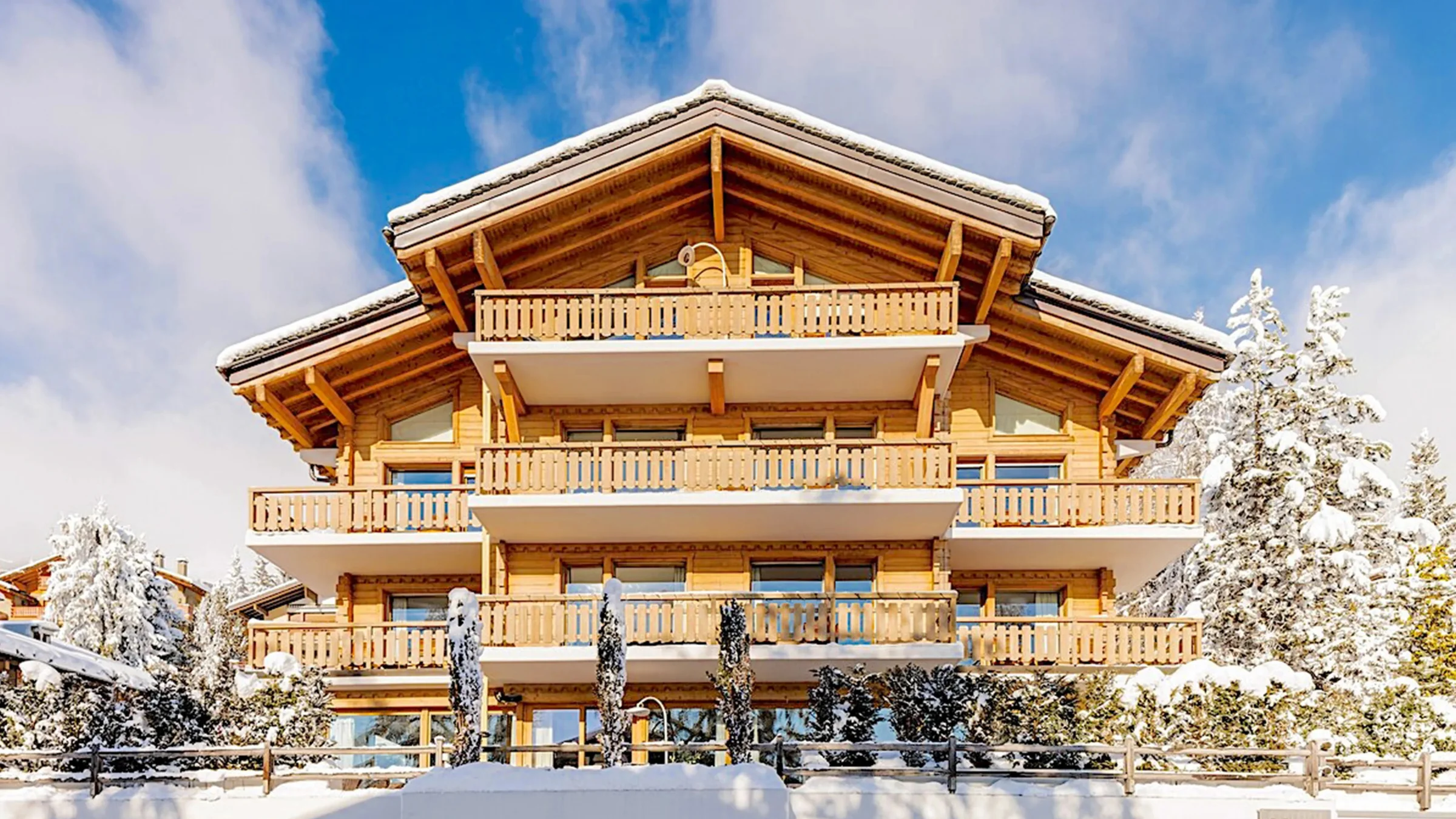 Chalet de lujo en Verbier con piscina interior y spa para 26 personas