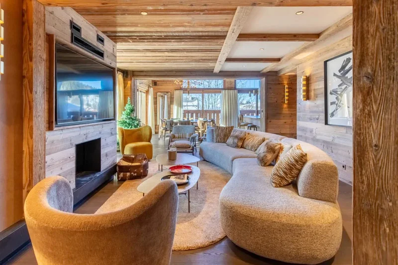 Luxe chalet in Méribel voor 10 gasten, op een paar stappen van de pistes