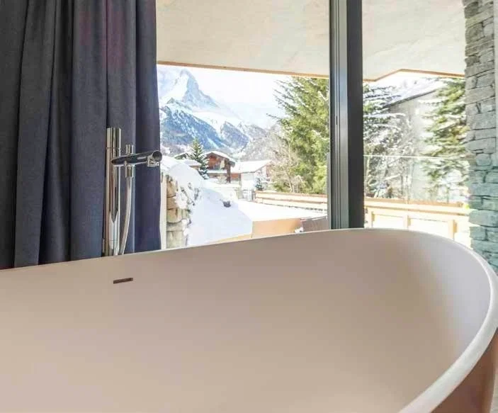 Ski-in/ski-out chalet in Zermatt voor 14 gasten met sauna en hot tub