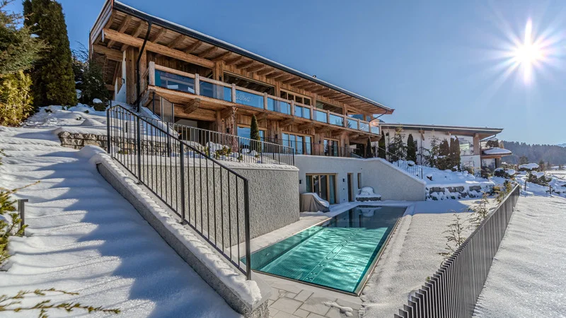 Luxe chalet met buitenzwembad en privé wellness in Kitzbühel