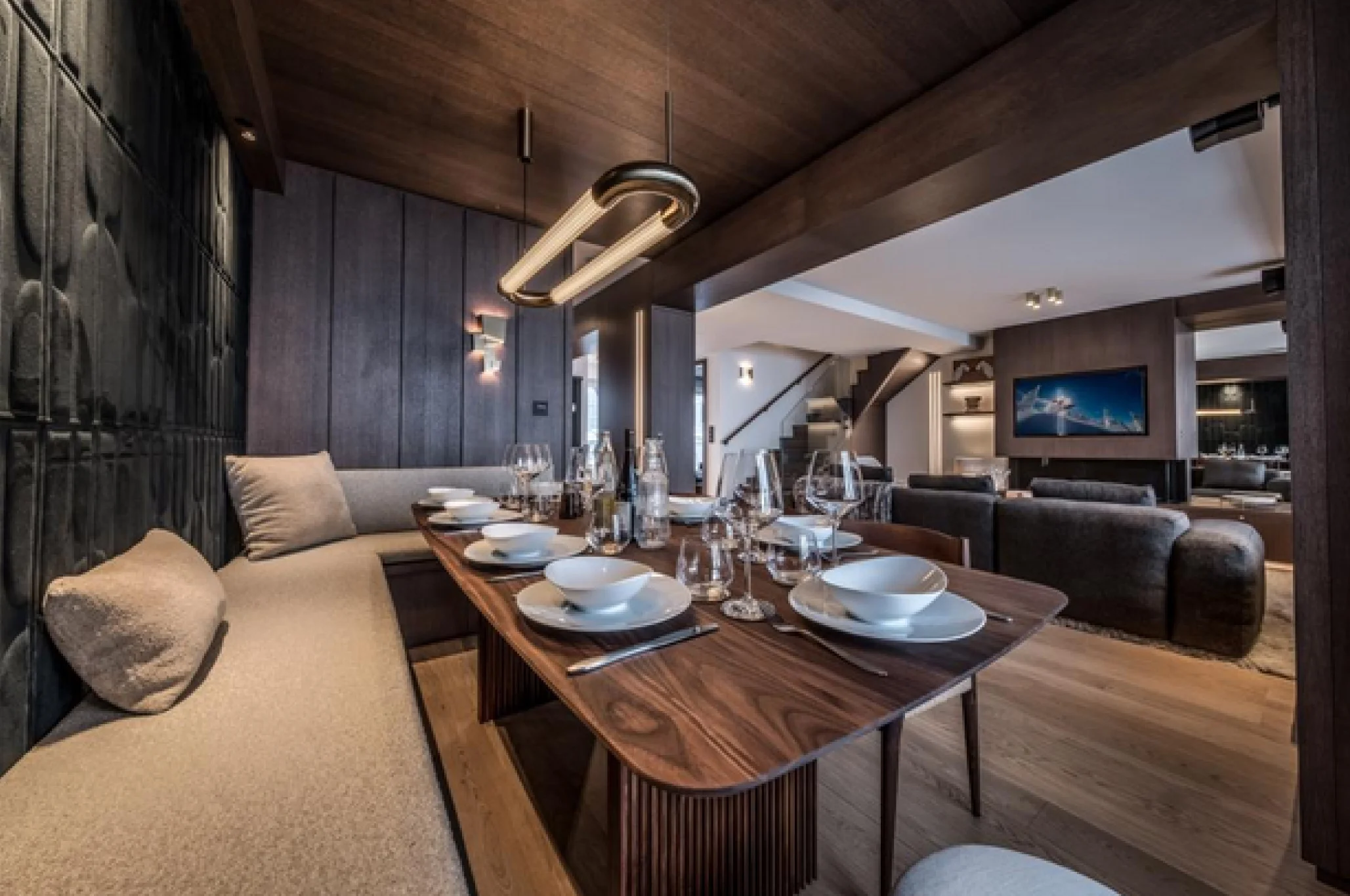 Apartamento com terraço na cobertura no centro de Courchevel 1850